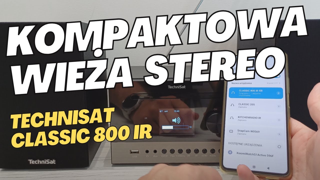 TechniSat CLASSIC 800 IR &ndash; Test radia internetowego z CD, USB, Wi-Fi i mocnymi głośnikami w drewnie
