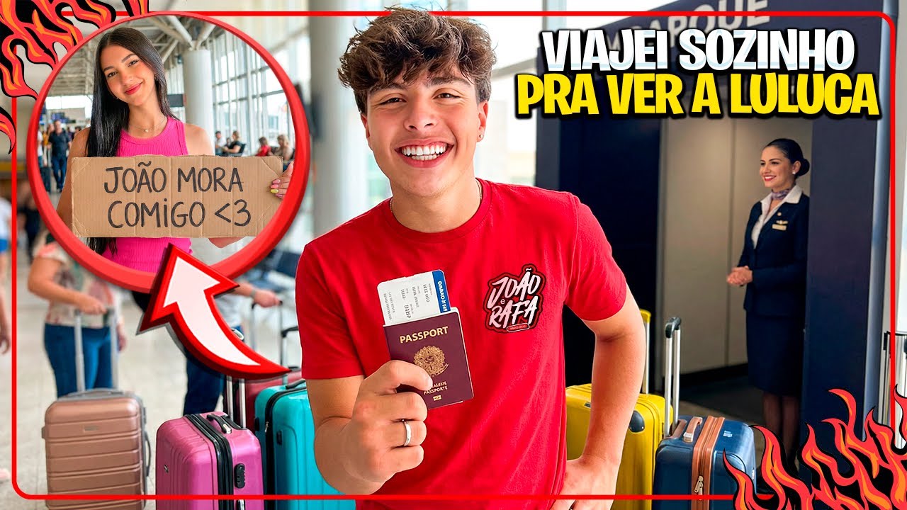 FUI PRA SÃO PAULO SOZINHO PRA VER A LULUCA - PRIMEIRA VEZ VIAJANDO SOZINHO!