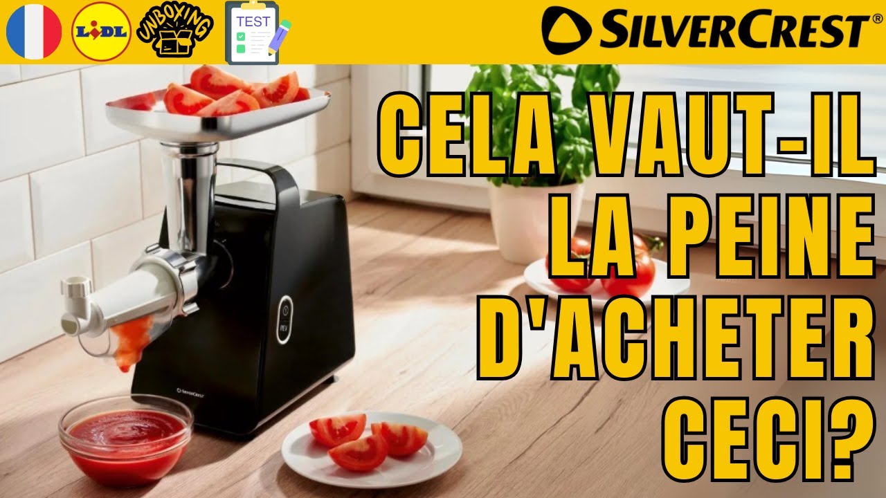 HACHOIR À VIANDE ÉLECTRIQUE SilverCrest SFWT 400 A1 FRANCE FRANÇAIS LIDL