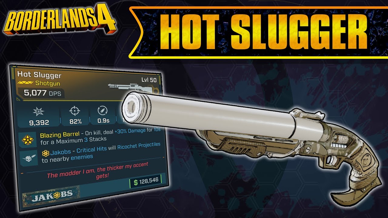 Borderlands 4 | Hot Slugger Legendary Weapon Guide (BEST Shotgun?!)