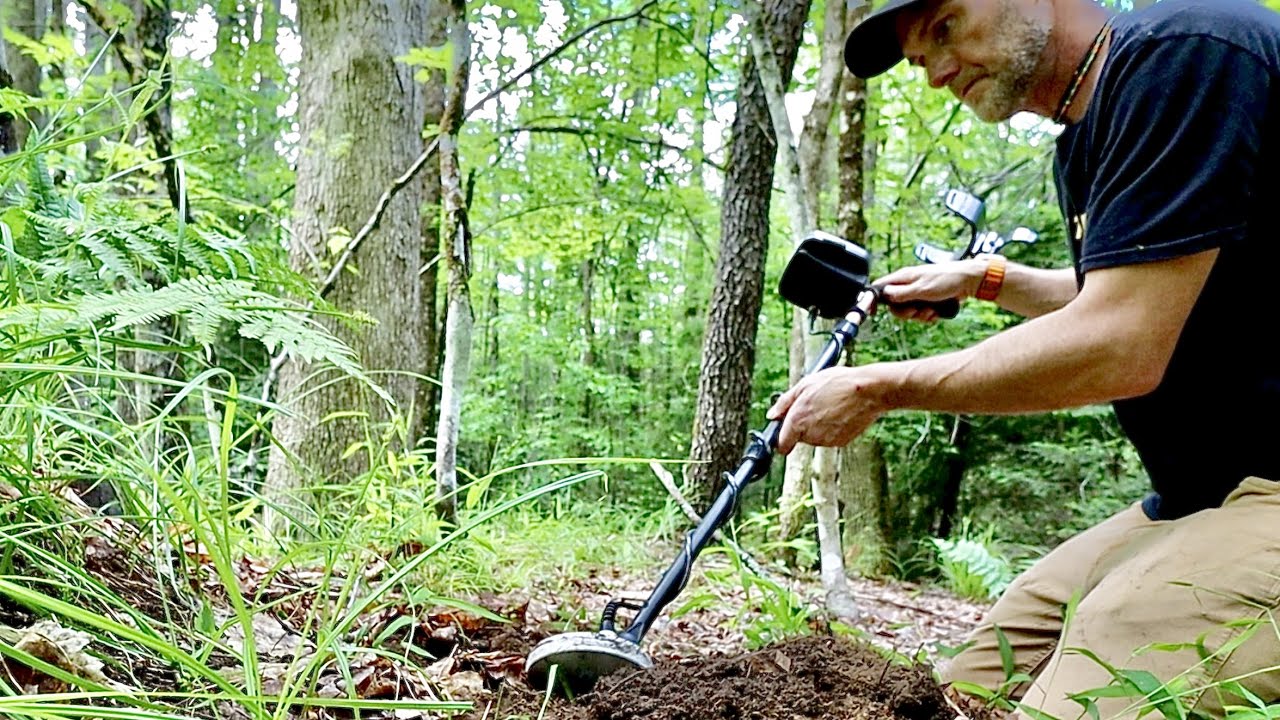 Using the small 5 inch coil to get the little targets metal detecting