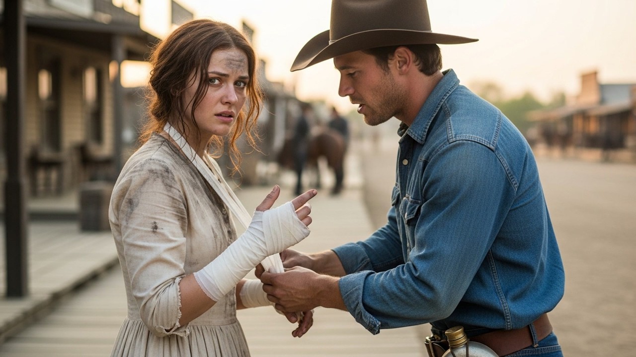 Mail-Order Bride Had Burns On Her Hands, The Cowboy Bandaged Them And Asked 