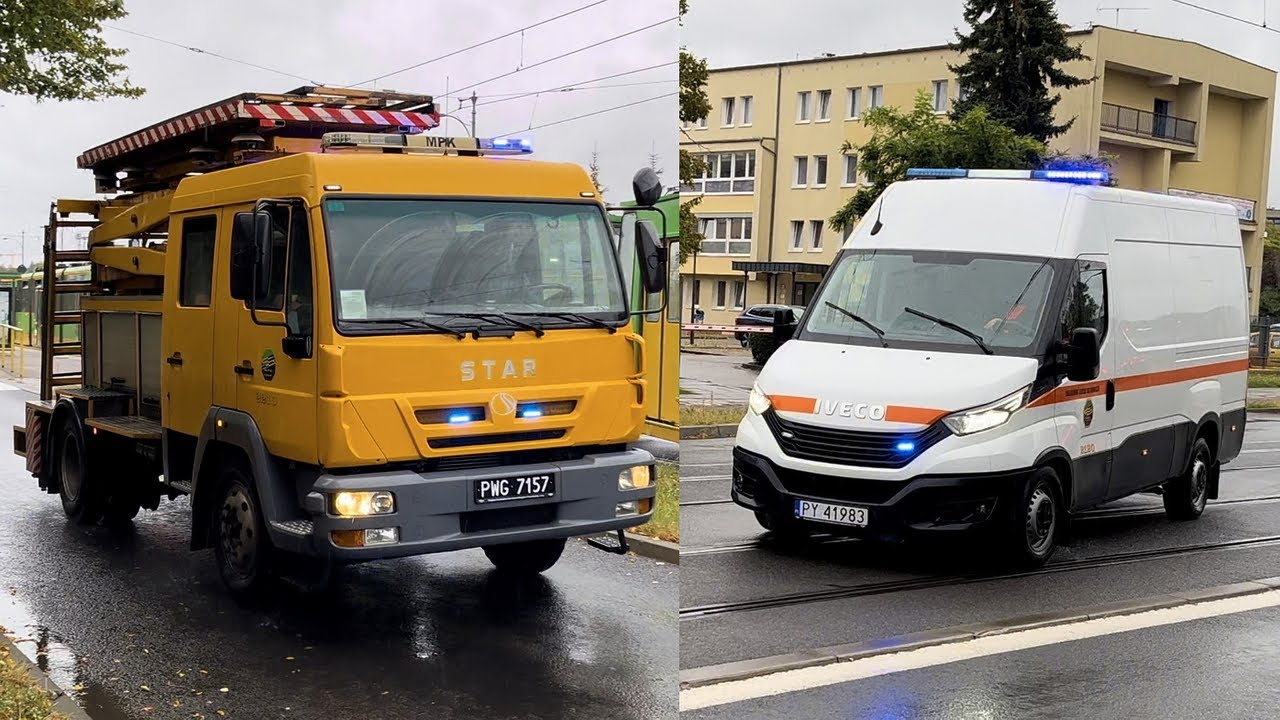 Dojazdy alarmowe ZSR MPK Poznań do awarii tramwaju