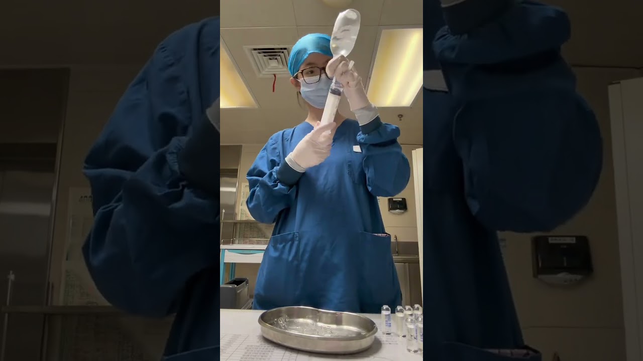 This is how ICU patients receive nutrition .Immersive experience of ICU nurses preparing
