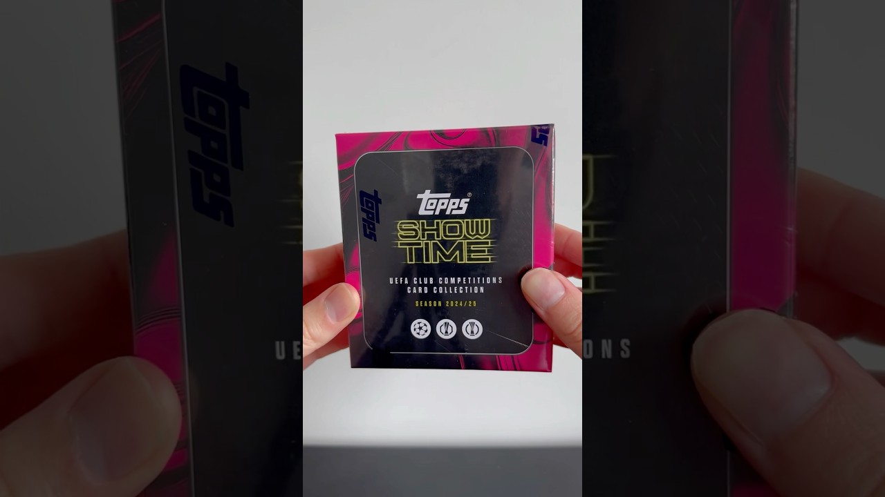 Opening the &pound;50 Topps Showtime UCC 2024/25 box! ⚽️ CARDCON EXCLUSIVE! 🔥