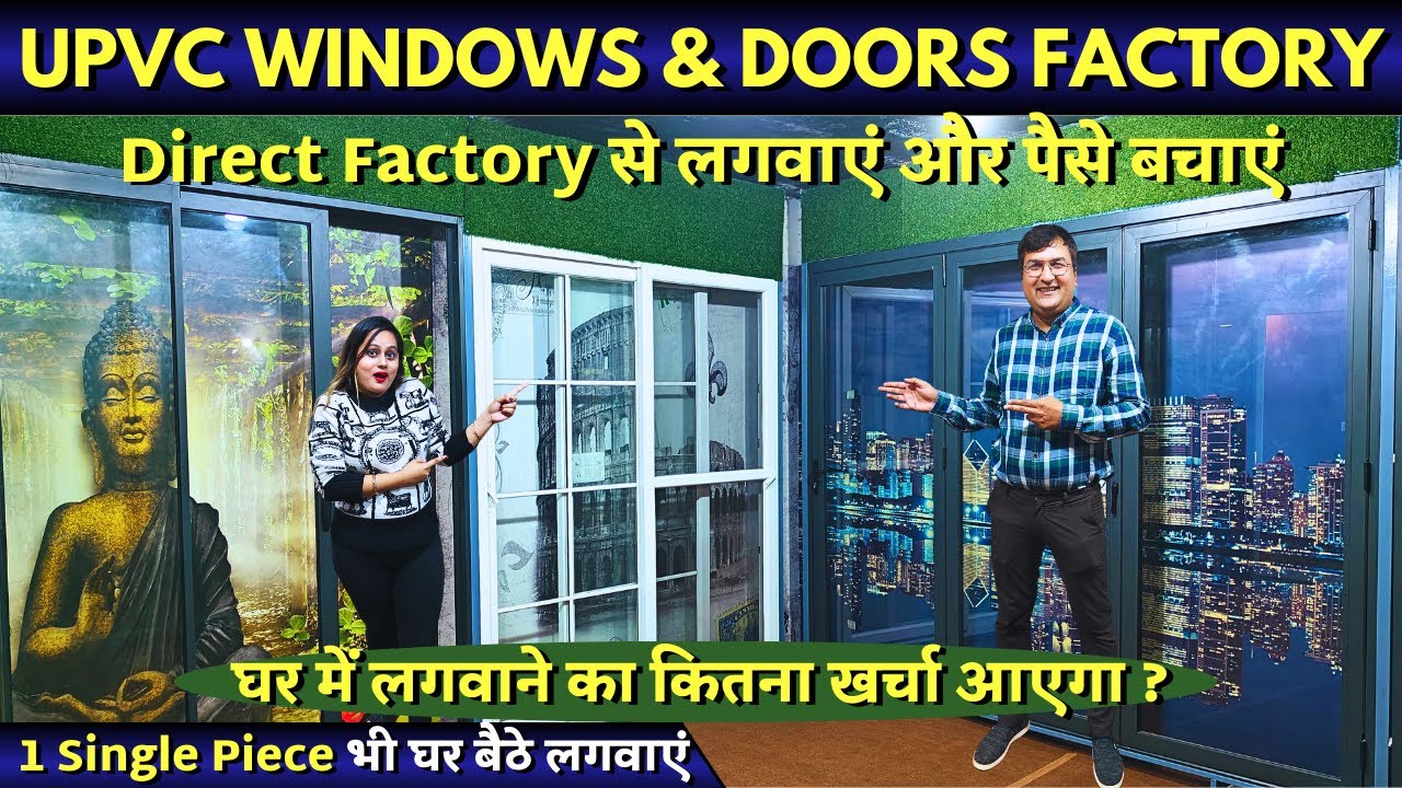 Upvc windows & doors manufacturers in delhi & Aluminium doors & windows #upvcwindows #upvcdoor