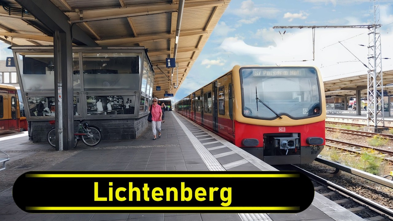 S-Bahn Station Lichtenberg - Berlin 🇩🇪 - Walkthrough 🚶