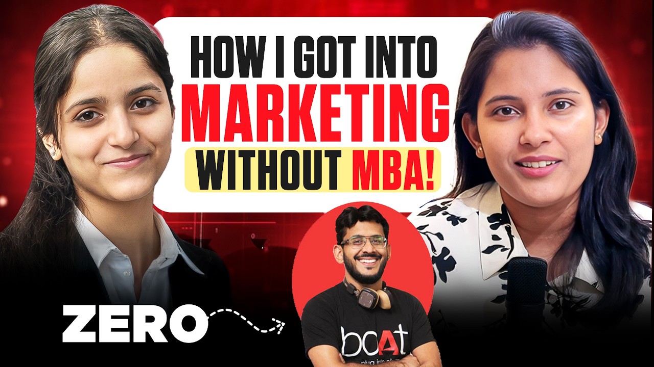 From B.Com to BOAT: How She Built a Marketing Career Without MBA | Step by Step Roadmap