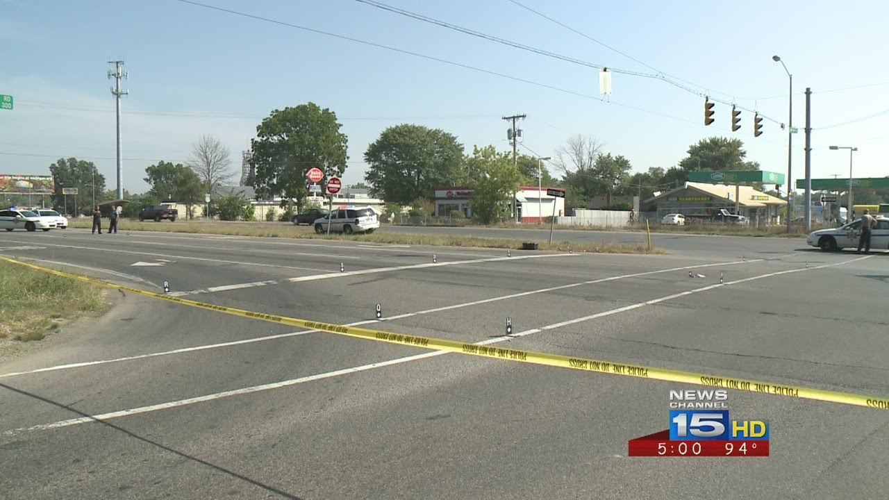 Pedestrian hit by car in crosswalk