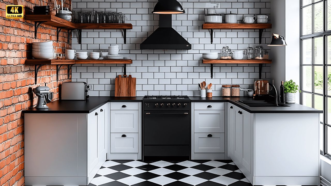 Explore The Hottest Small Black and White Kitchen Ideas for 2025!