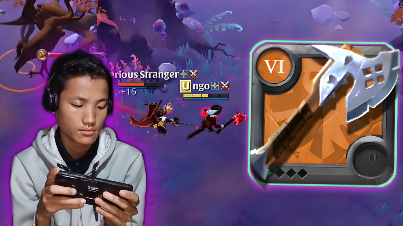 The Battle Axe 🪓 pvp || mobile gameplay|| The mist || Albion online