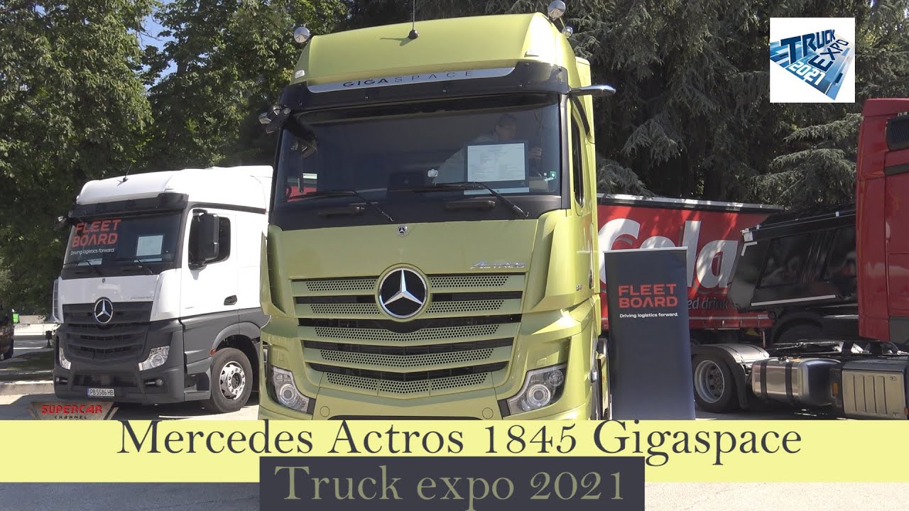 2022 Mercedes Actros L 1845 4x2 Gigaspace truck cab Interior Exterior Walkaround Truck Expo