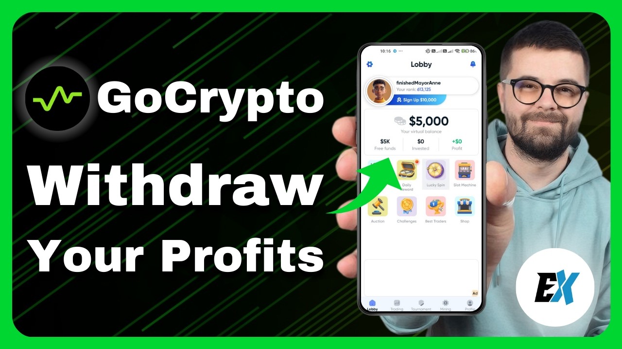 How to Withdraw Money from GoCrypto App - Withdrawal Your Profits