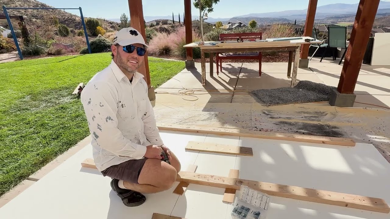 Concrete (Full Size!) Ping Pong Table Build | DIY Project