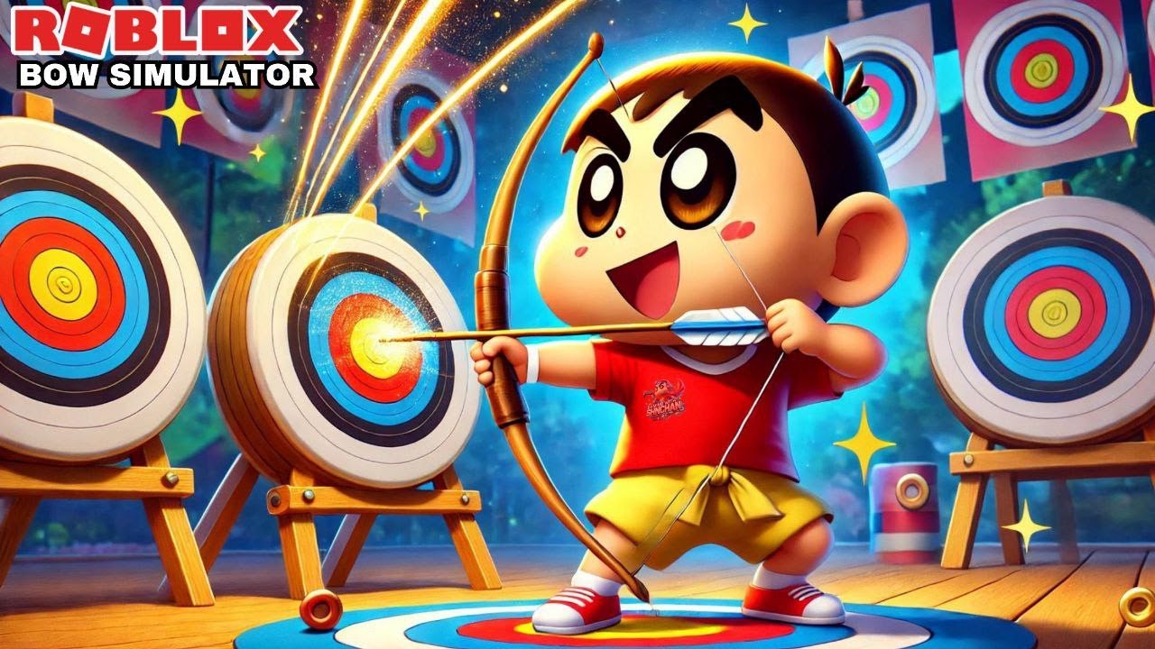 Bow Simulator Gameplay in Tamil | GAMING WITH SHINCHAN