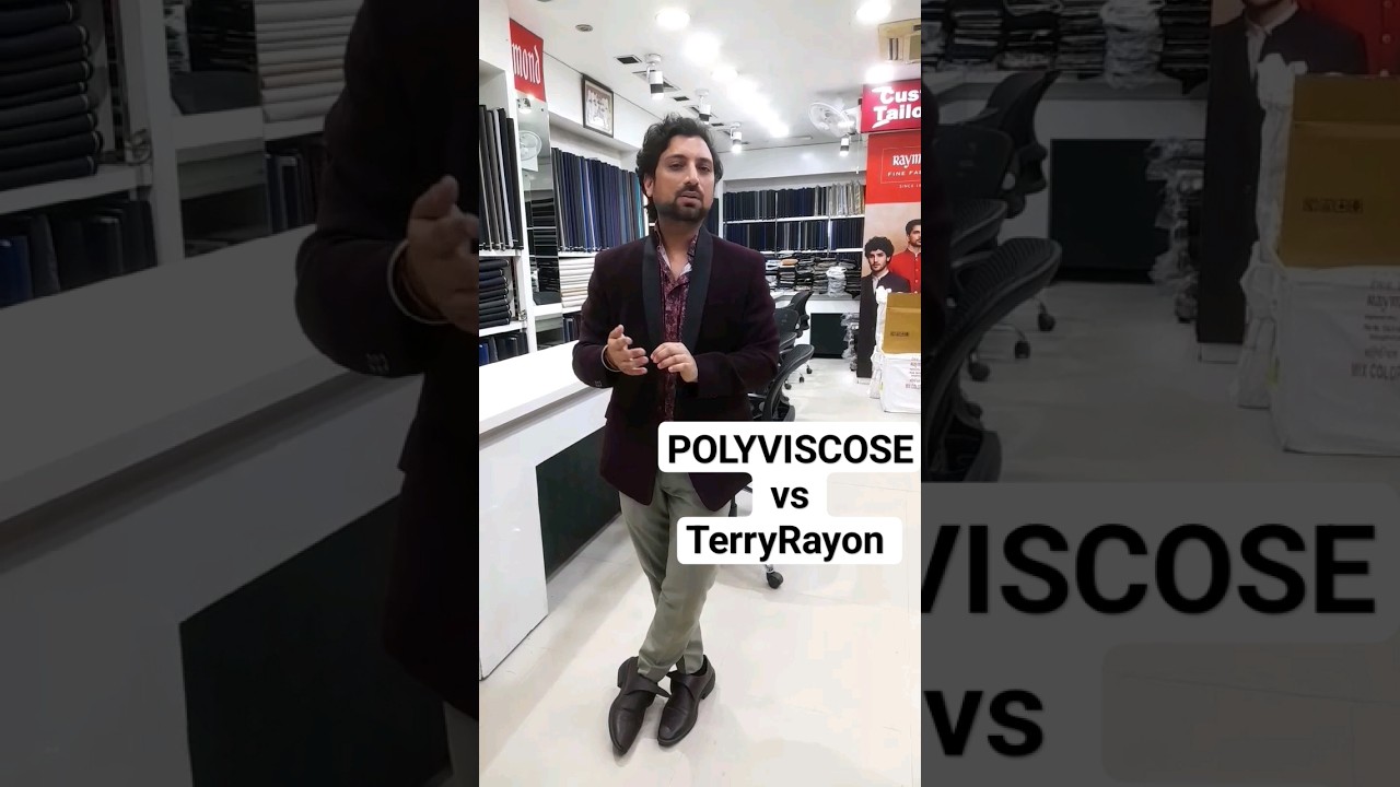 POLYVISCOSE vs TerryRayon | PV vs TR fabric #fashion #shorts #mensfashion
