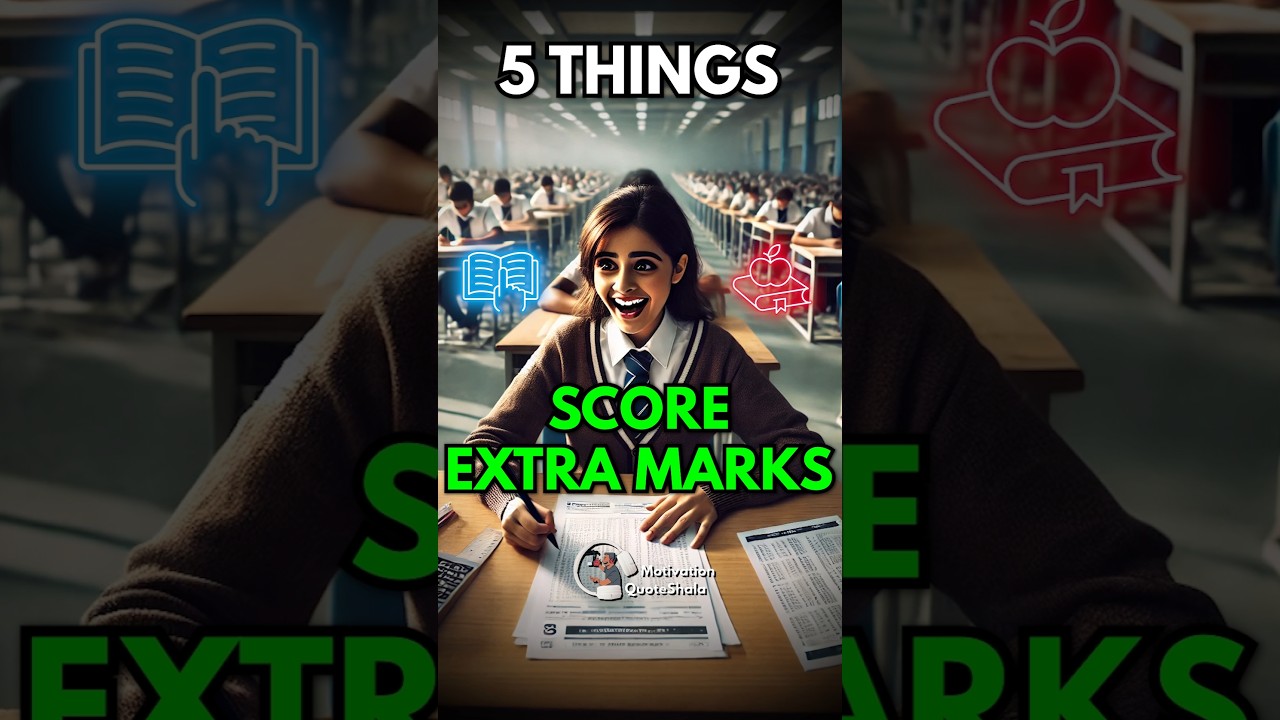 5 Must Carry Things for Exams 🔥 Score Extra 20 Marks 😮 #studytips #examtips