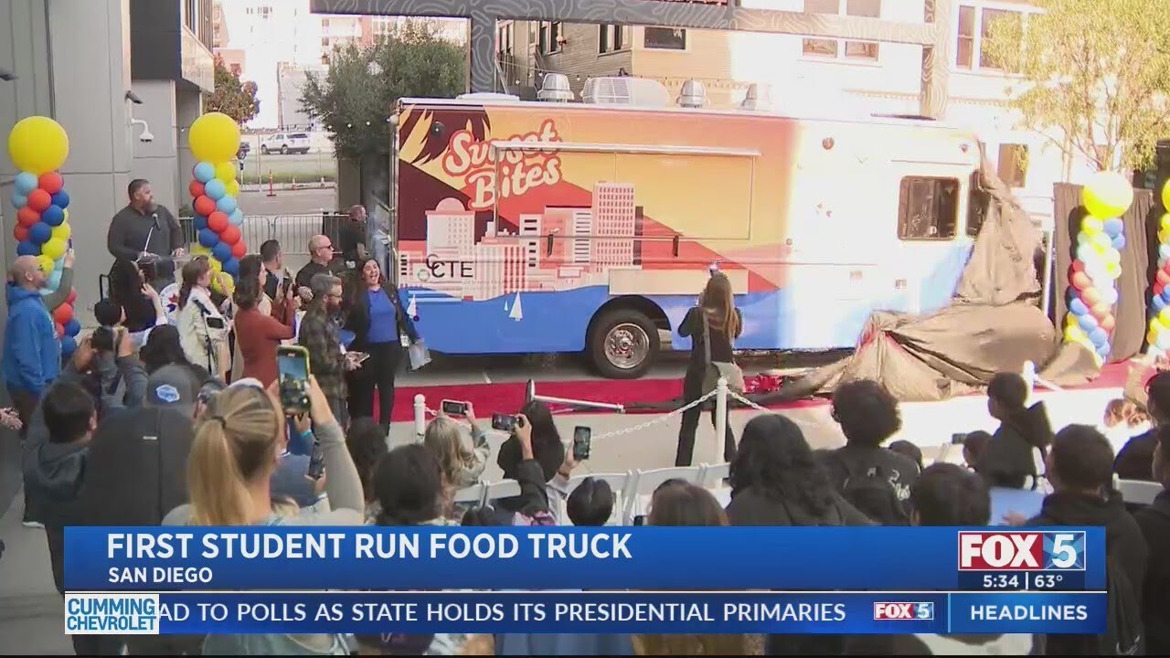 SDUSD Unveils First Student-Designed & Operated Food Truck
