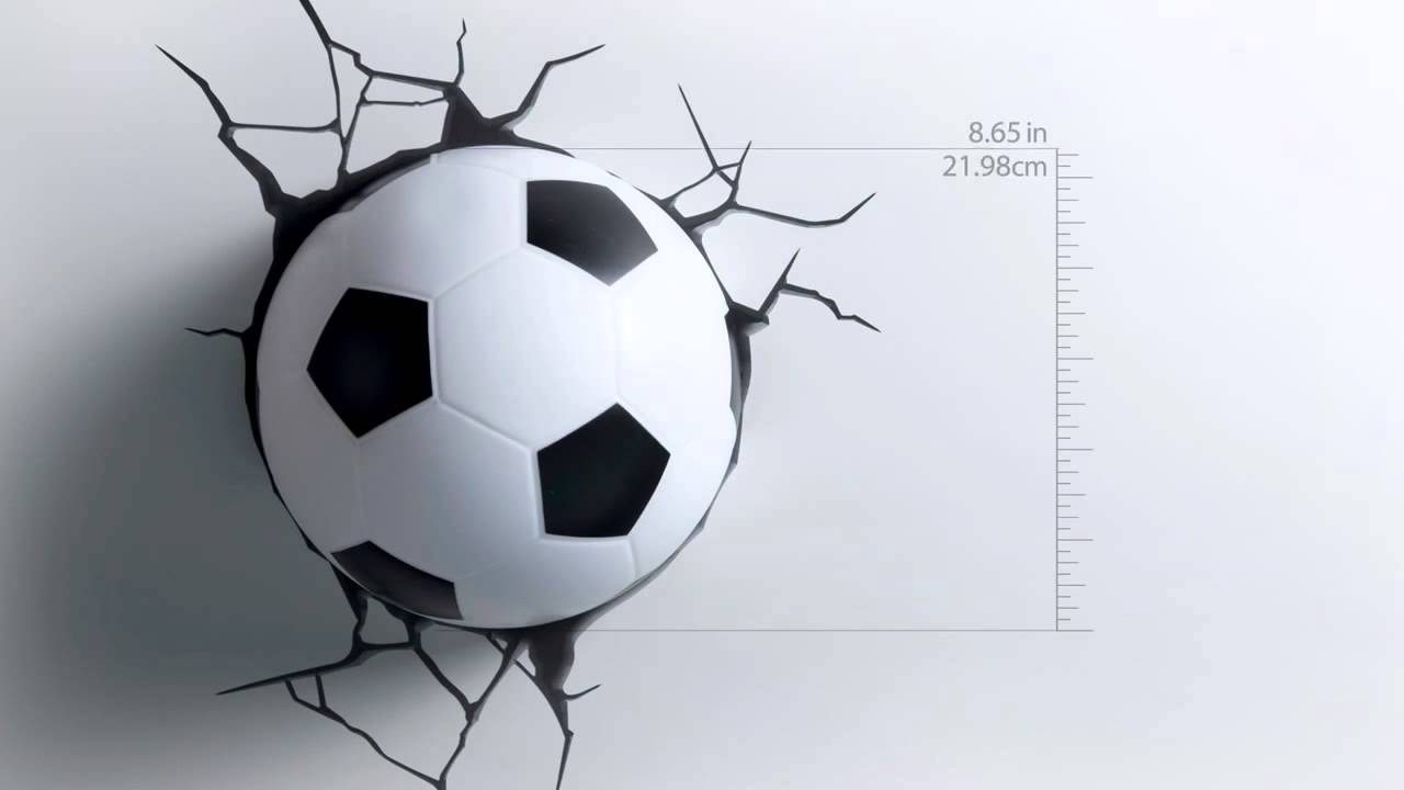 3D LIGHT FX DECO LIGHTS - SOCCER / FOOTBALL LED LIGHTS