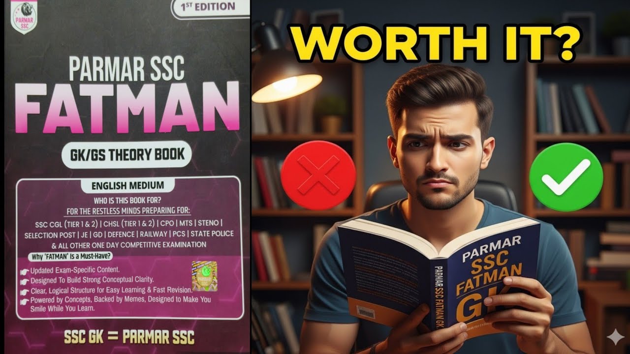Parmar SSC Fatman Book Review Tamil 🔥 | Is Fatman Enough for SSC GD, MTS, CGL? Honest Review