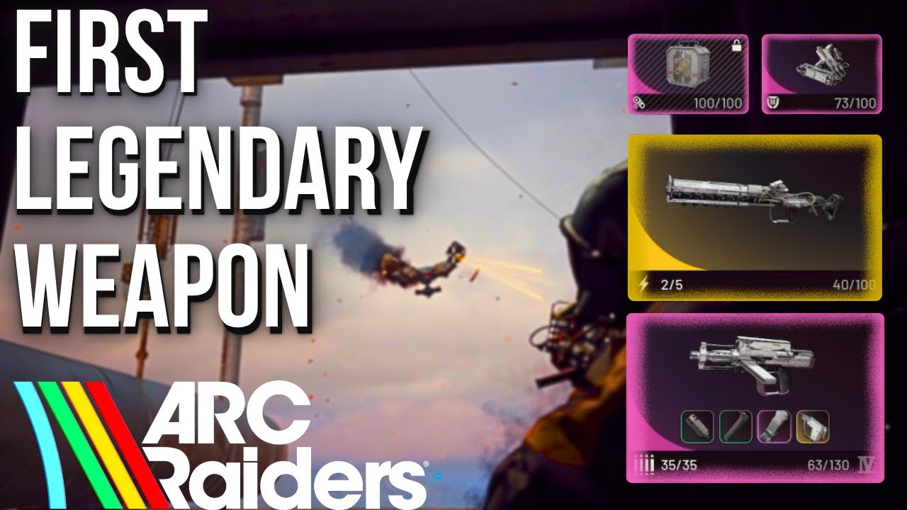 Первое ЛЕГЕНДАРНОЕ оружие, безумный фарм опыта | ARC Raiders