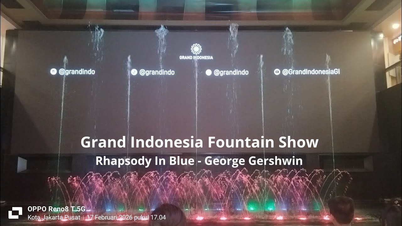 Grand Indonesia Fountain Show (Rhapsody In Blue - Gershwin)