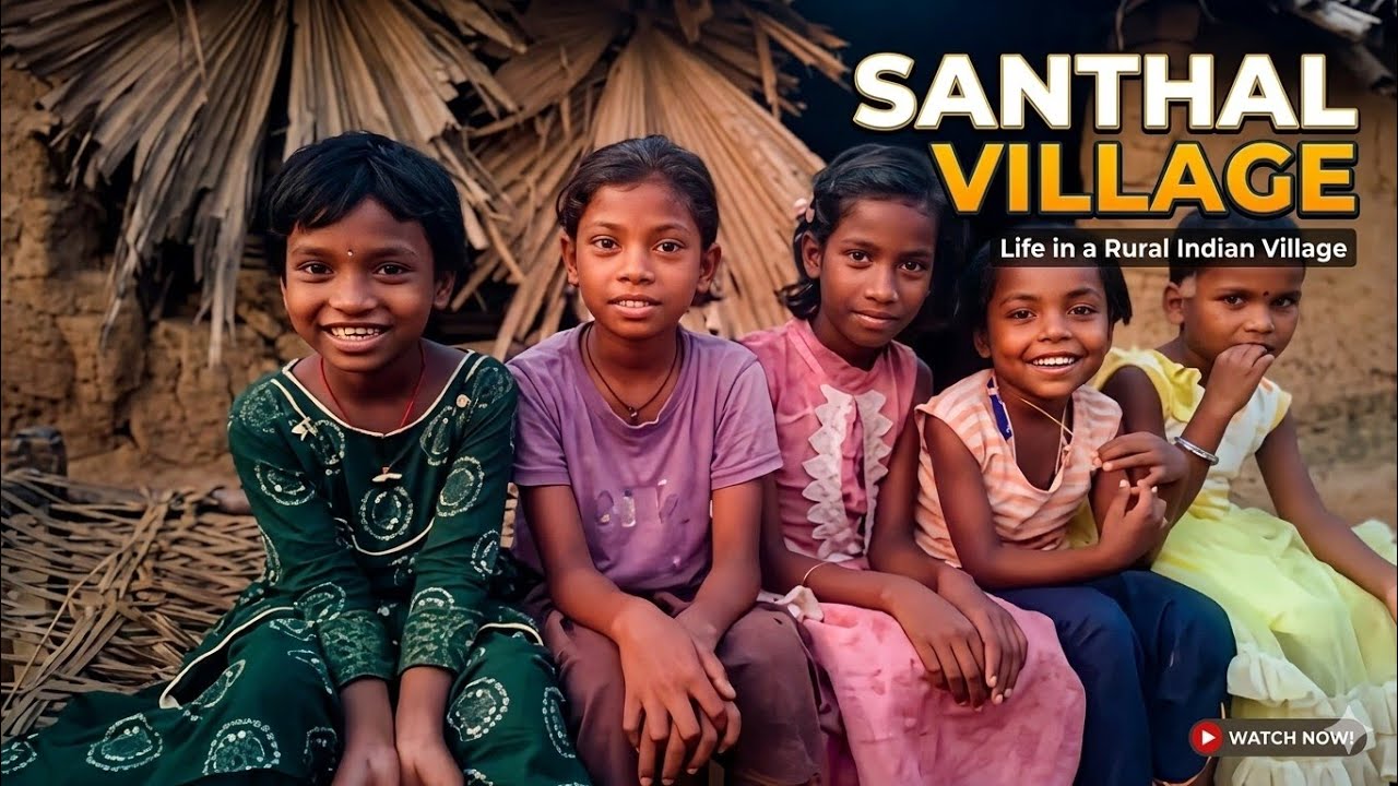 Santhali talk with Santhal Village Girls ❤❤ #santhaltribe  #kirankisku  #villagelifestyle 