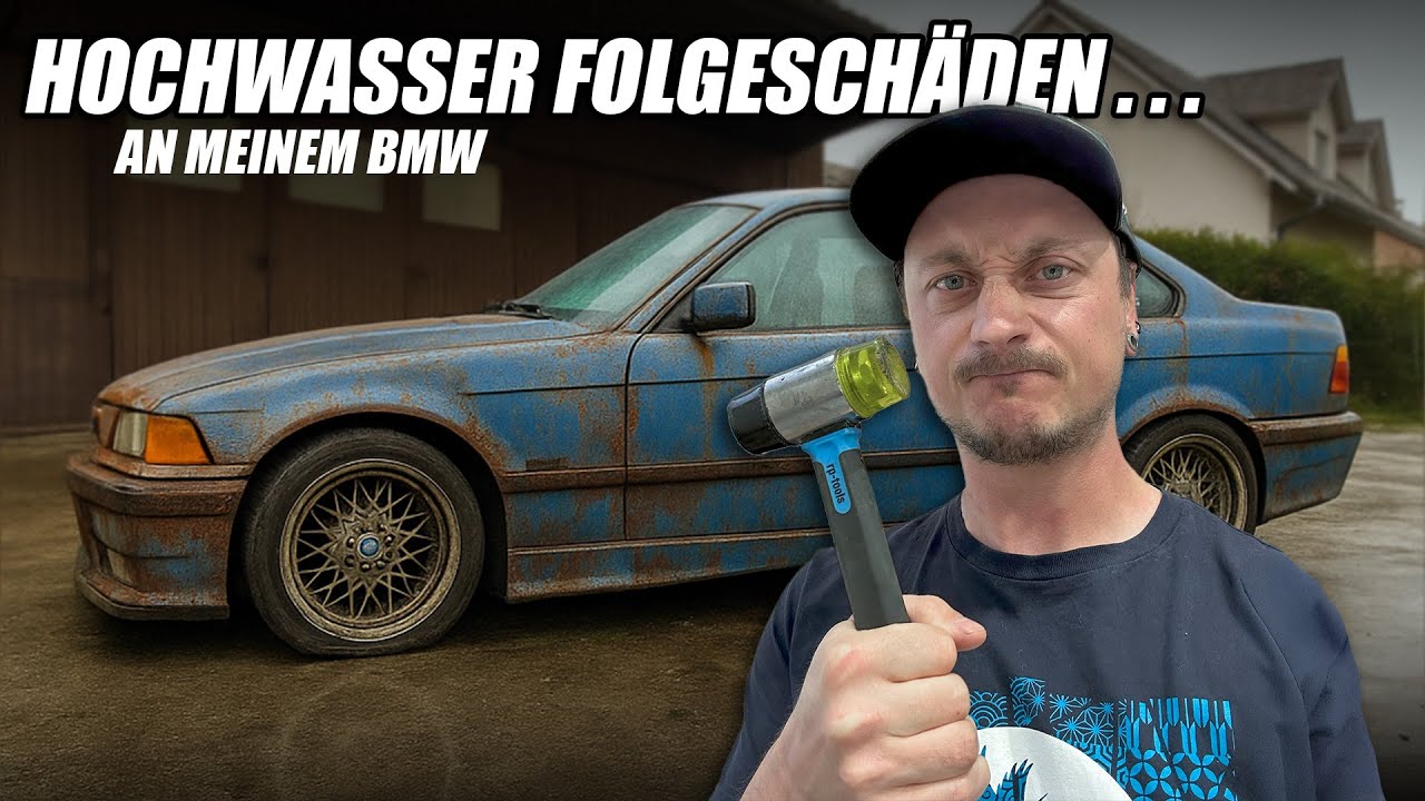 Hochwasserschaden an meinem E36 328i beheben | Hohlräume ausspülen