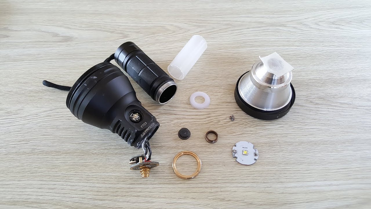 Disassembly Astrolux FT03 - What Is Inside The Best Performance Flashlight In The World