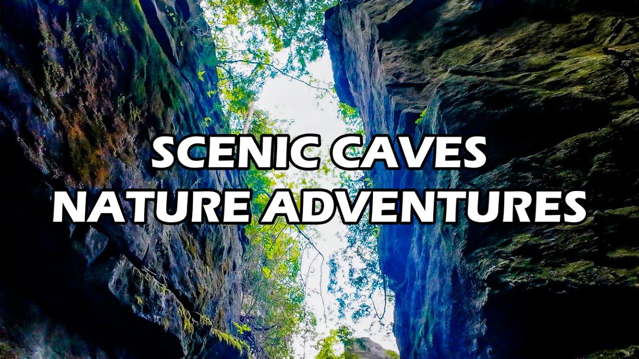 EXPLORING SCENIC CAVES (450 MILLION YEARS OLD)! 🪨🌳