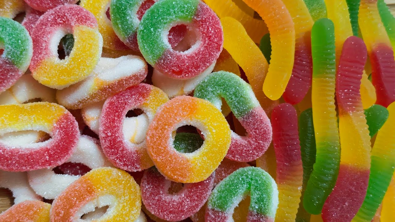 ASMR | Filling Platter with Sweets🍬Unboxing 🍭Oddlysatisfying #unboxing #snacks 