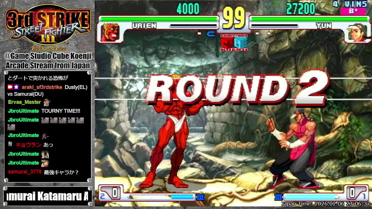 2025.02.06 street fighter III 3rd strike, casual match @Game Studio Cube Koenji