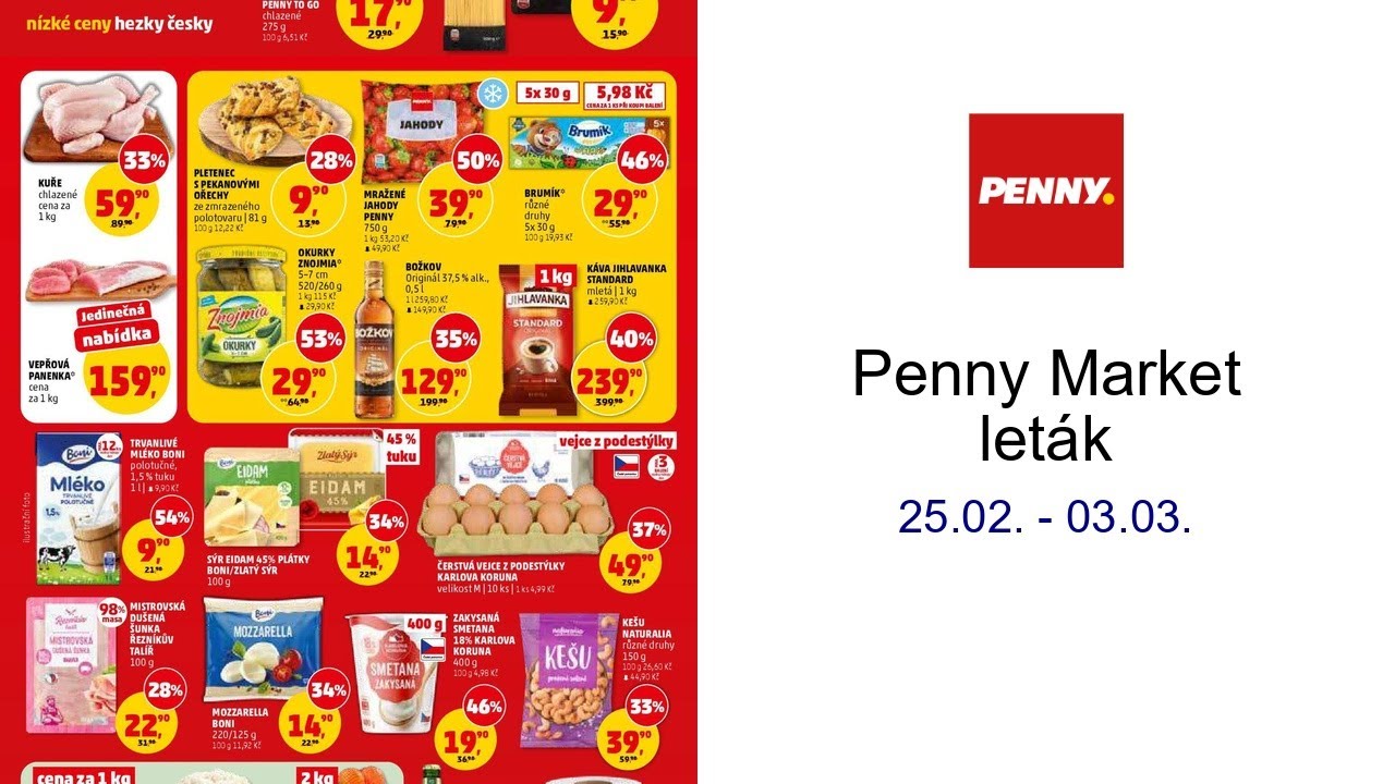 Penny Market leták 25.02. - 03.03.