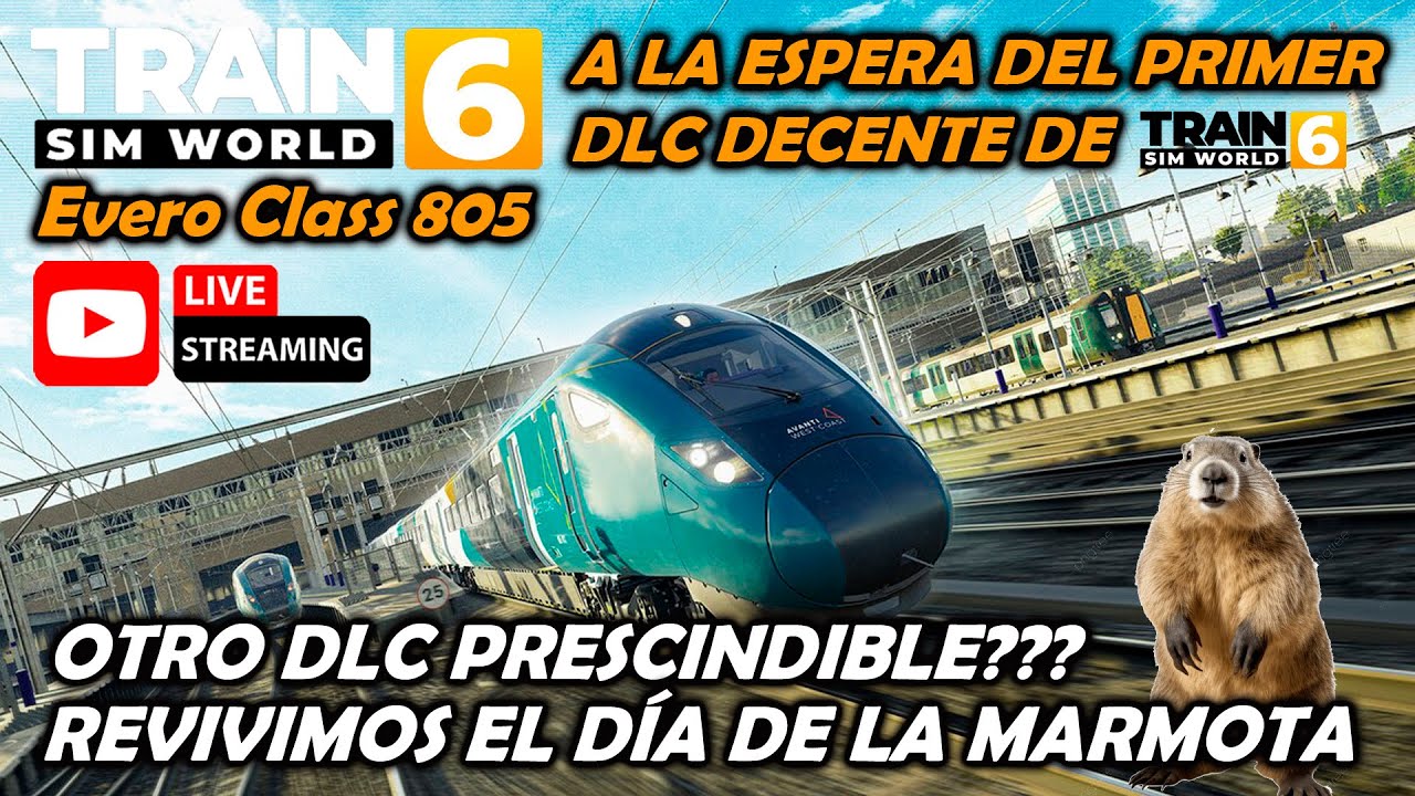 DIRECTO de JCtrenes 👉 TRAIN SIM WORLD 6 👉 NUEVO DLC Class 805 Evero