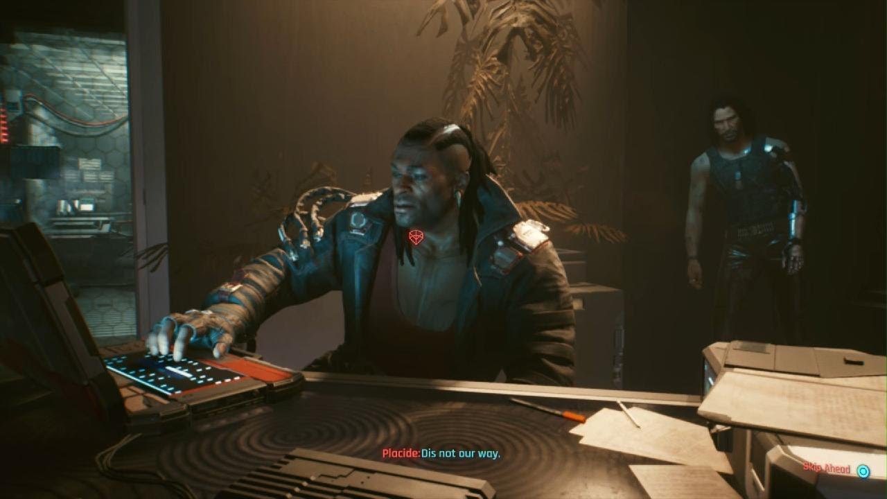 Cyberpunk 2077 Meeting Placide