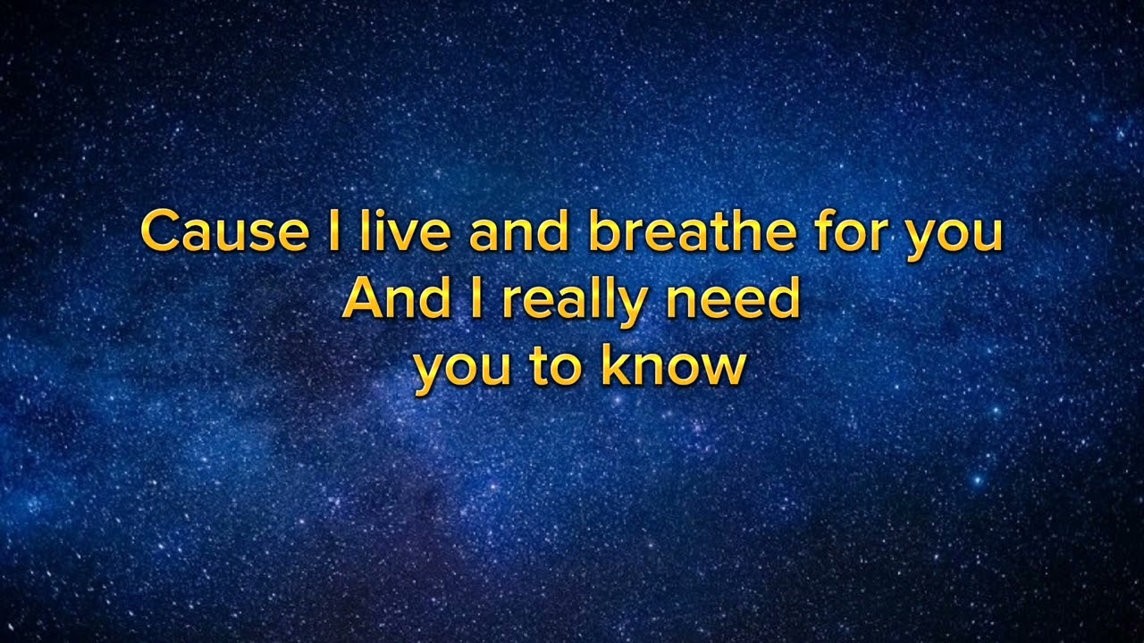 Karaokê - All i ever wanted - Mariah Carey