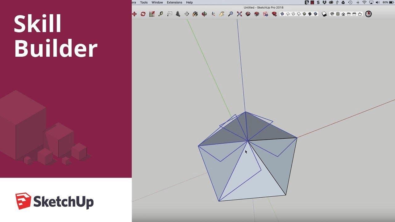 SketchUp Skill Builder: Icosahedron