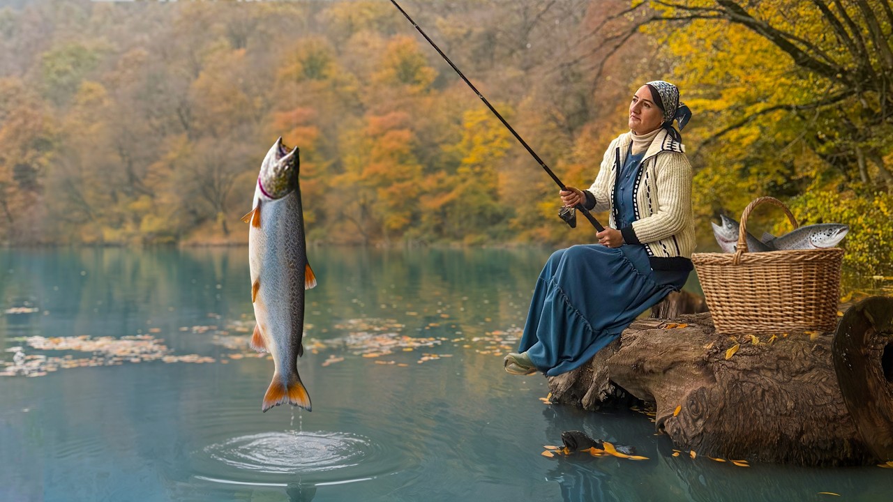 Fall Fishing, Fire Cooking & Cozy Cabin Living: A Perfect Autumn Day