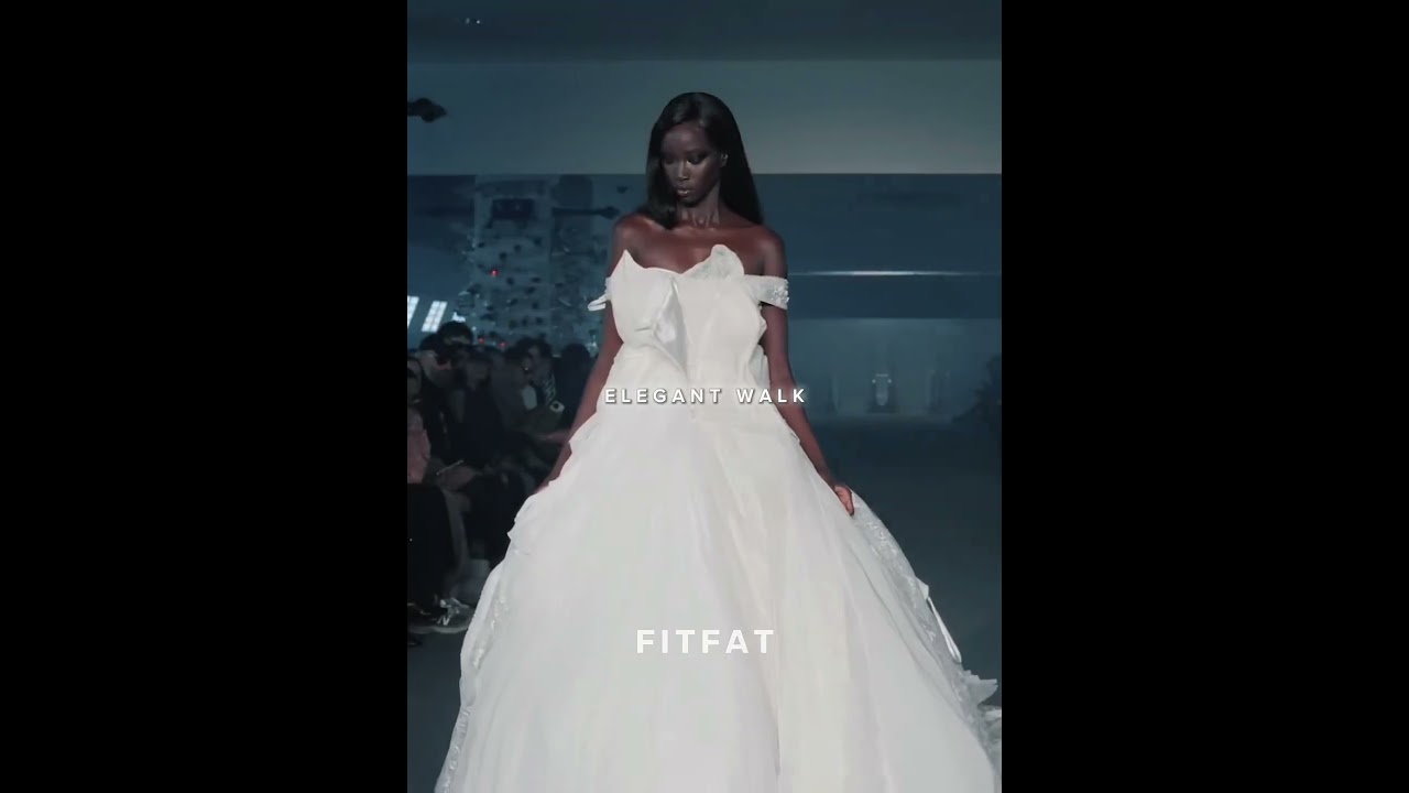 Anok yai's runaway bride runway 💀 #anokyai