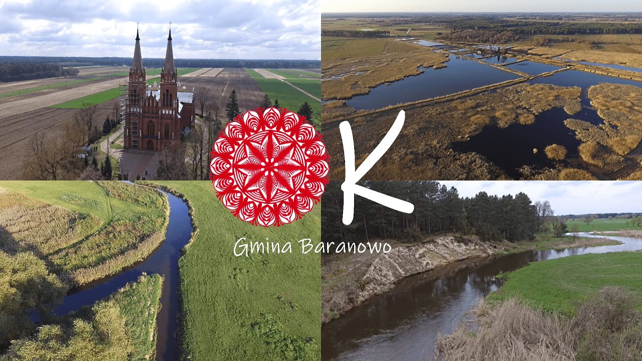 Odkryj Kurpie - Gmina Baranowo z lotu ptaka