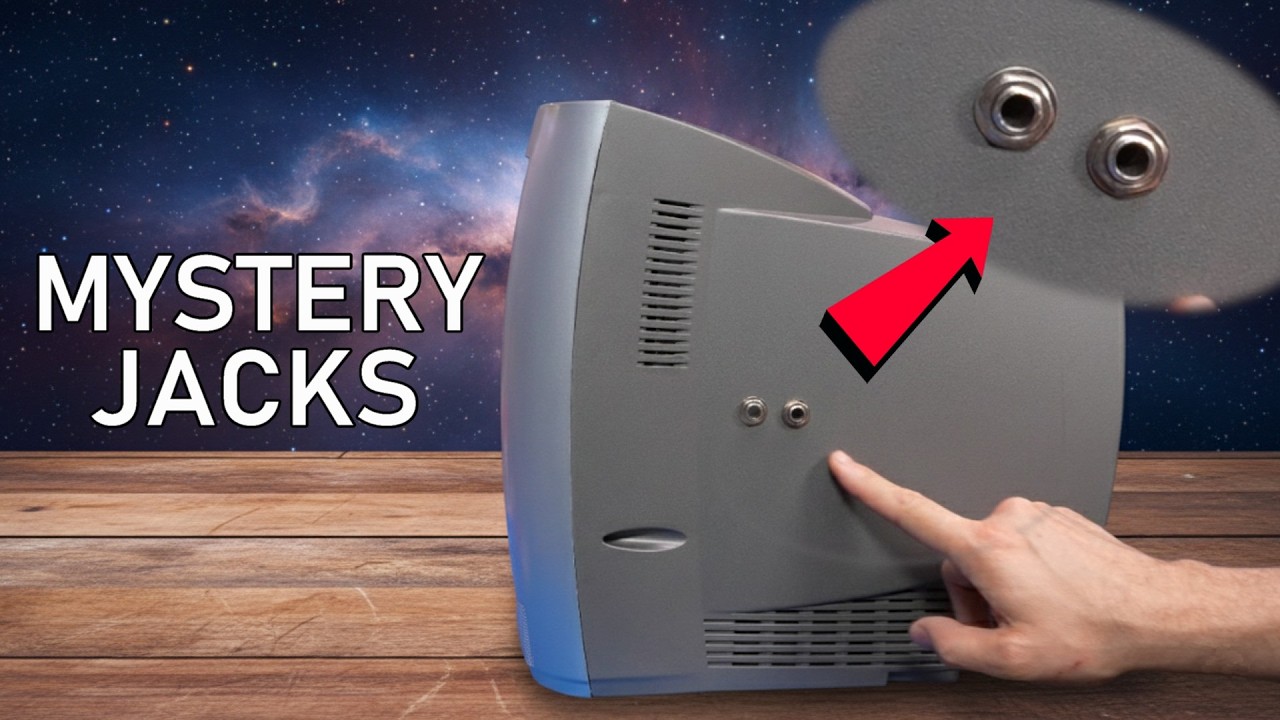 Part 1: Why did someone add these jacks to this old TV? (Magnavox 13MT143S) #repair