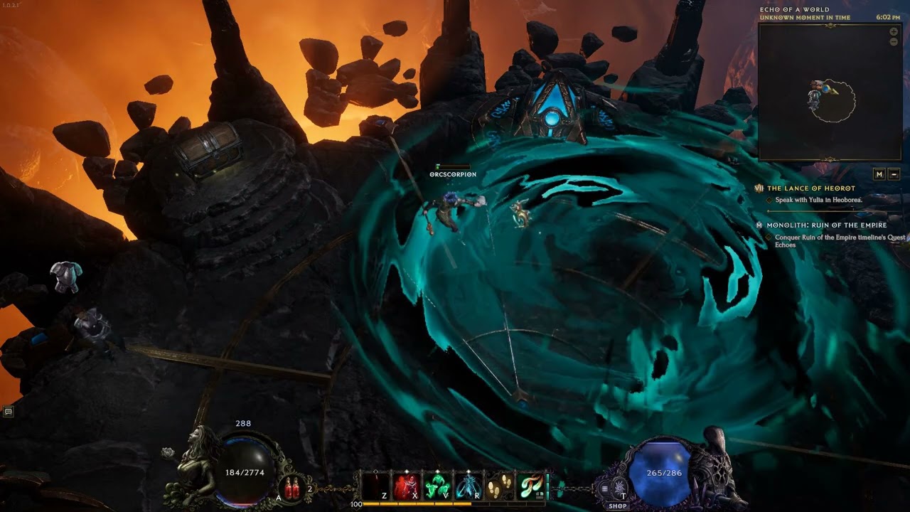 Last Epoch Chaos Bolt Lich Update 850 Corruption