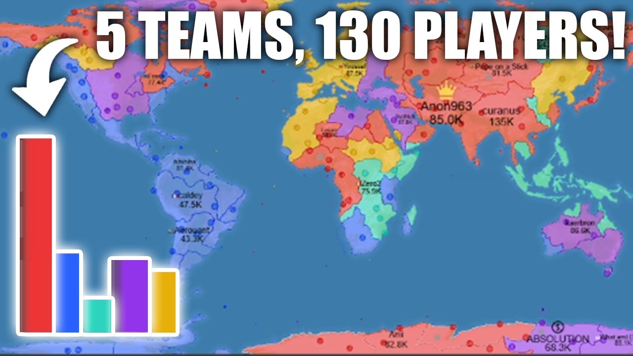 I played an ENORMOUS match on the new MULTI-TEAMS MODE! | OpenFront.io
