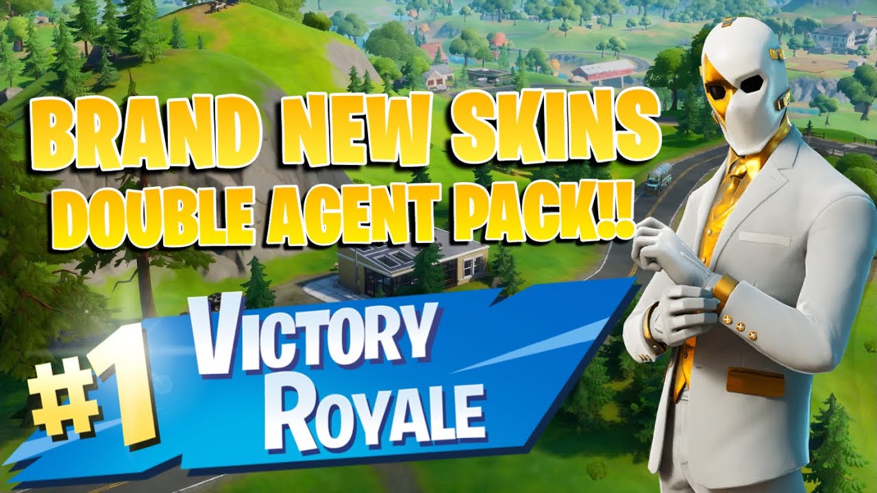 Brand New Double Agent Pack!! Solo Dub!! - Fortnite: Battle Royale Gameplay
