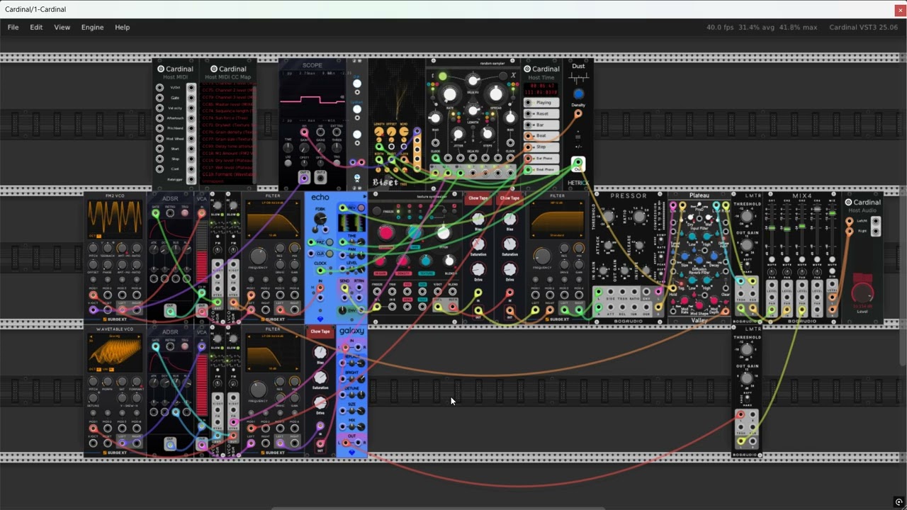 Cardinal generative ambient jam in D#