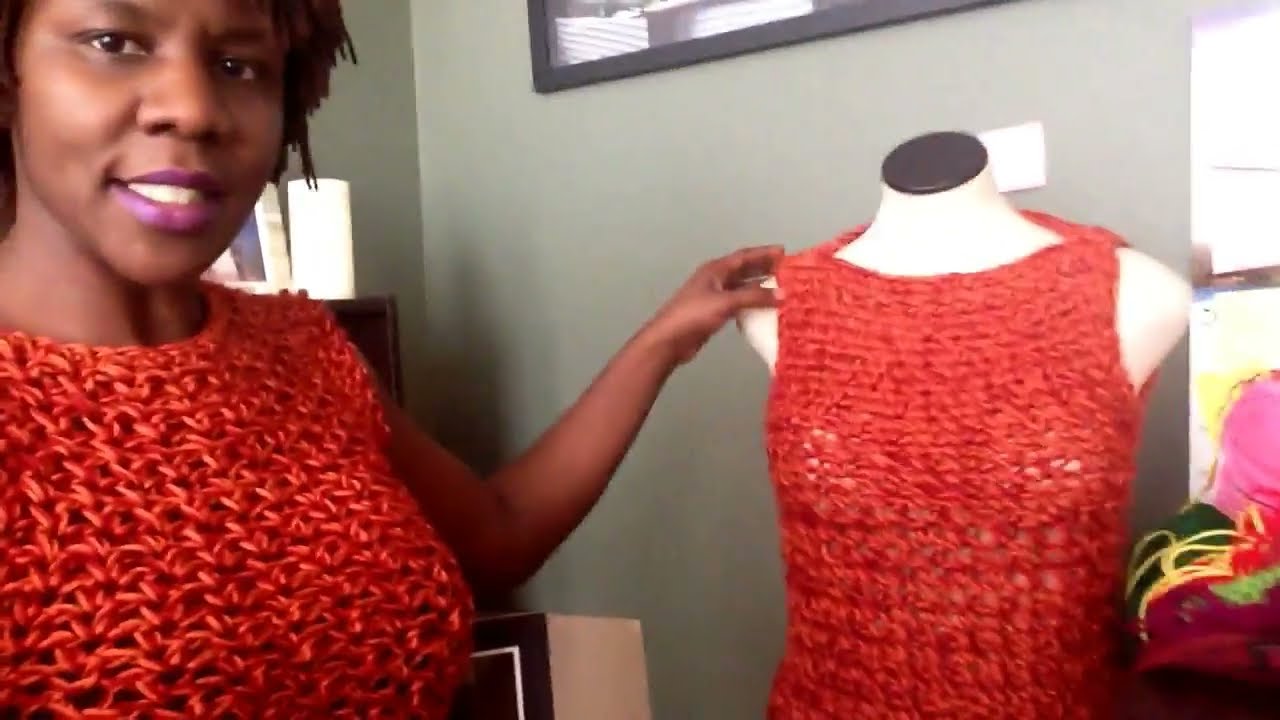 Crochet Sleeveless Sweater top | Crochet Moss Stitch Blouse | Crochet | DIY | Handmade | Hand Knit