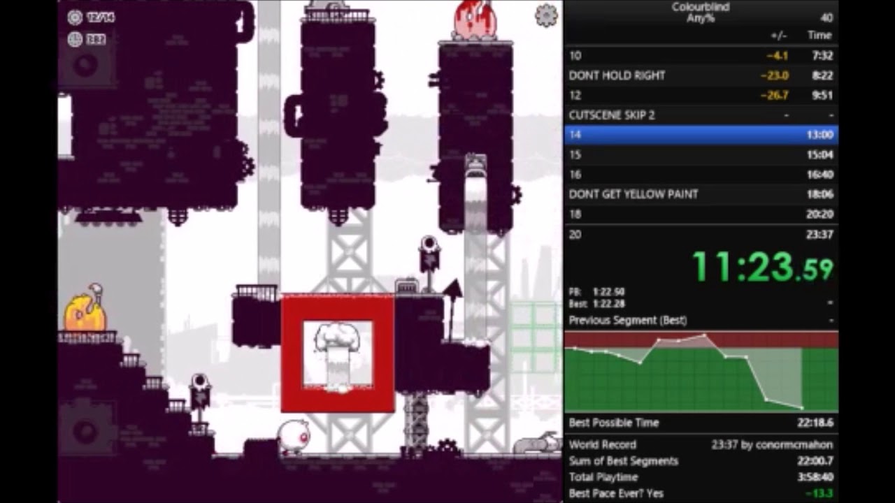 Colourbind Any% Speedrun - 21:02