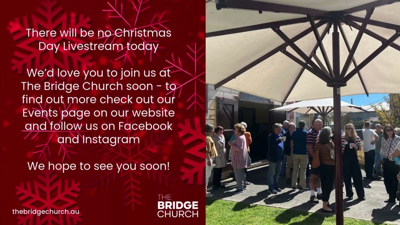 Merry Christmas - there is no livestream today