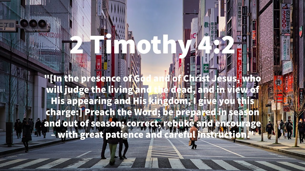 Men Bible Study - 2 Timothy 4:2