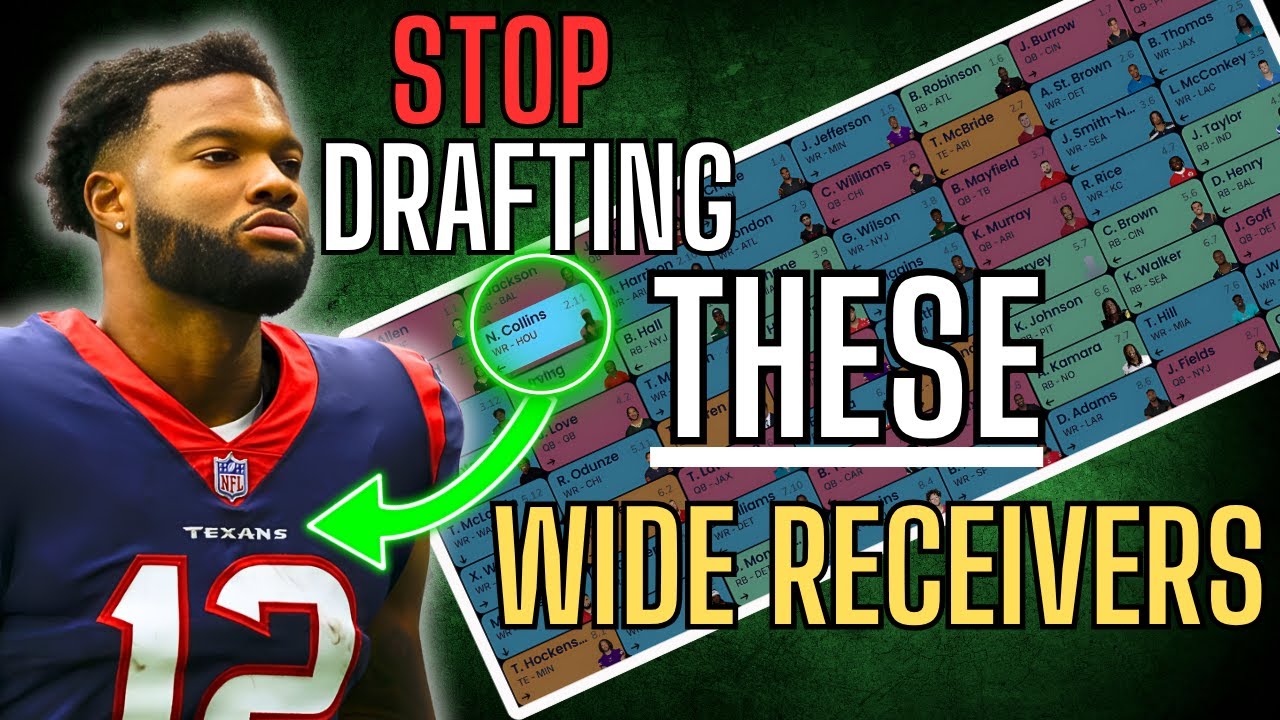 STOP Drafting THESE Wide Receivers in Redraft Leagues! Sleeper Redraft ADP Avoids!